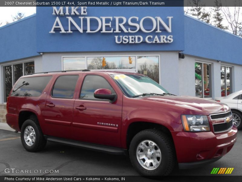 Sport Red Metallic / Light Titanium/Dark Titanium 2007 Chevrolet Suburban 1500 LT 4x4