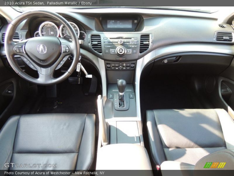 Palladium Metallic / Ebony 2010 Acura TSX Sedan