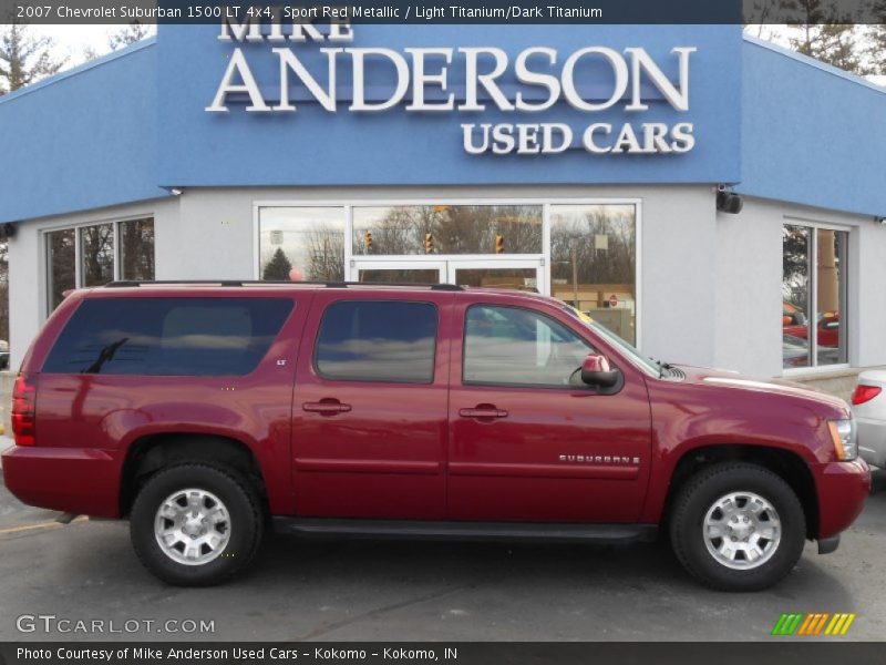 Sport Red Metallic / Light Titanium/Dark Titanium 2007 Chevrolet Suburban 1500 LT 4x4