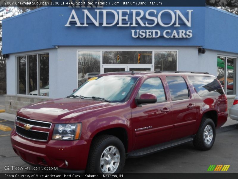 Sport Red Metallic / Light Titanium/Dark Titanium 2007 Chevrolet Suburban 1500 LT 4x4