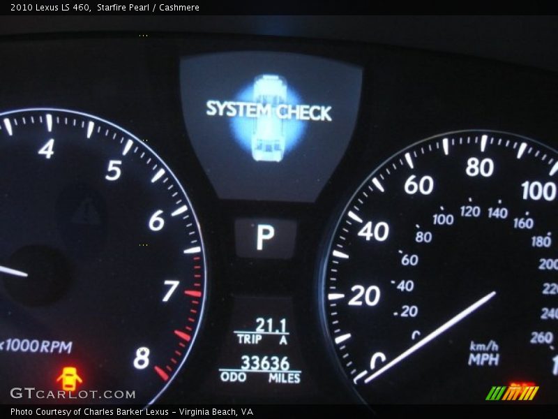Starfire Pearl / Cashmere 2010 Lexus LS 460