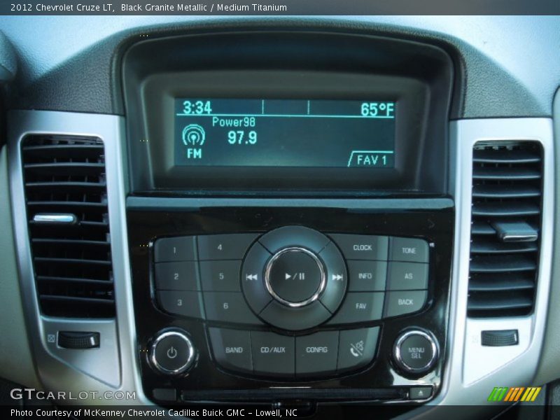 Black Granite Metallic / Medium Titanium 2012 Chevrolet Cruze LT