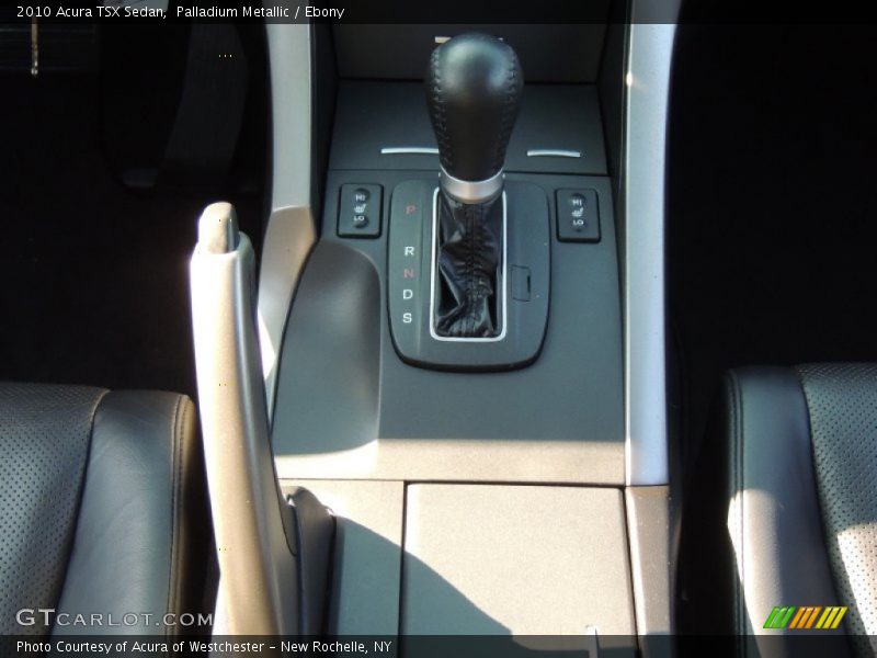 Palladium Metallic / Ebony 2010 Acura TSX Sedan