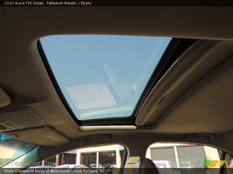 Palladium Metallic / Ebony 2010 Acura TSX Sedan