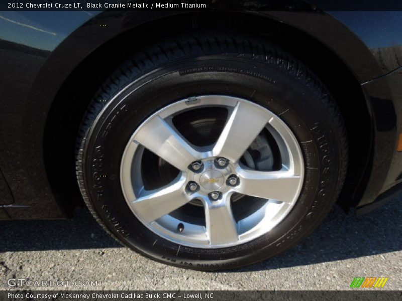 Black Granite Metallic / Medium Titanium 2012 Chevrolet Cruze LT