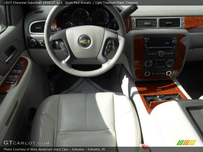 Sport Red Metallic / Light Titanium/Dark Titanium 2007 Chevrolet Suburban 1500 LT 4x4