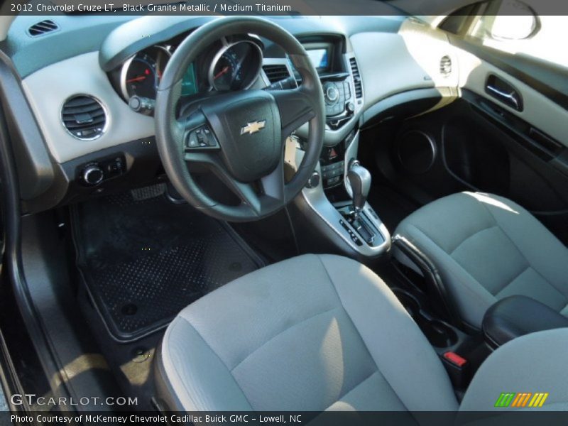 Black Granite Metallic / Medium Titanium 2012 Chevrolet Cruze LT