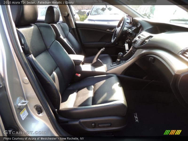 Palladium Metallic / Ebony 2010 Acura TSX Sedan