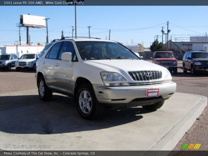 White Gold Crystal / Ivory 2001 Lexus RX 300 AWD