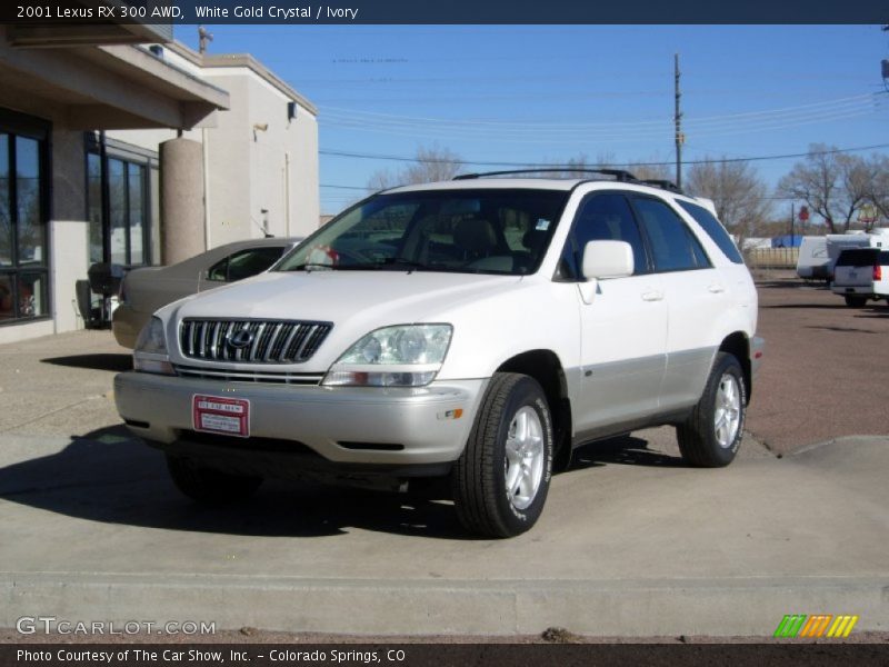 White Gold Crystal / Ivory 2001 Lexus RX 300 AWD