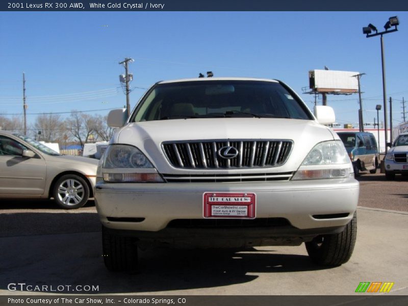 White Gold Crystal / Ivory 2001 Lexus RX 300 AWD