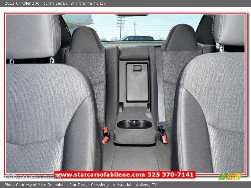 Bright White / Black 2012 Chrysler 200 Touring Sedan