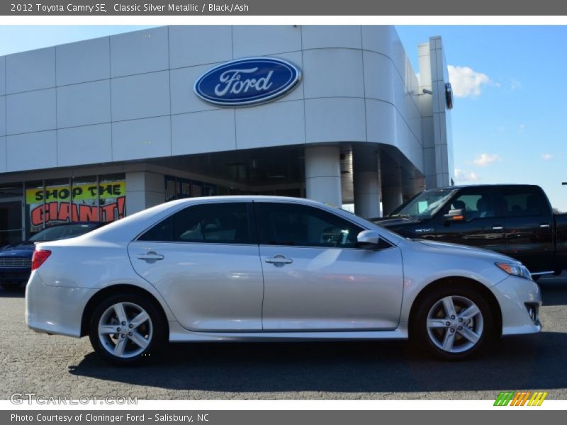 Classic Silver Metallic / Black/Ash 2012 Toyota Camry SE