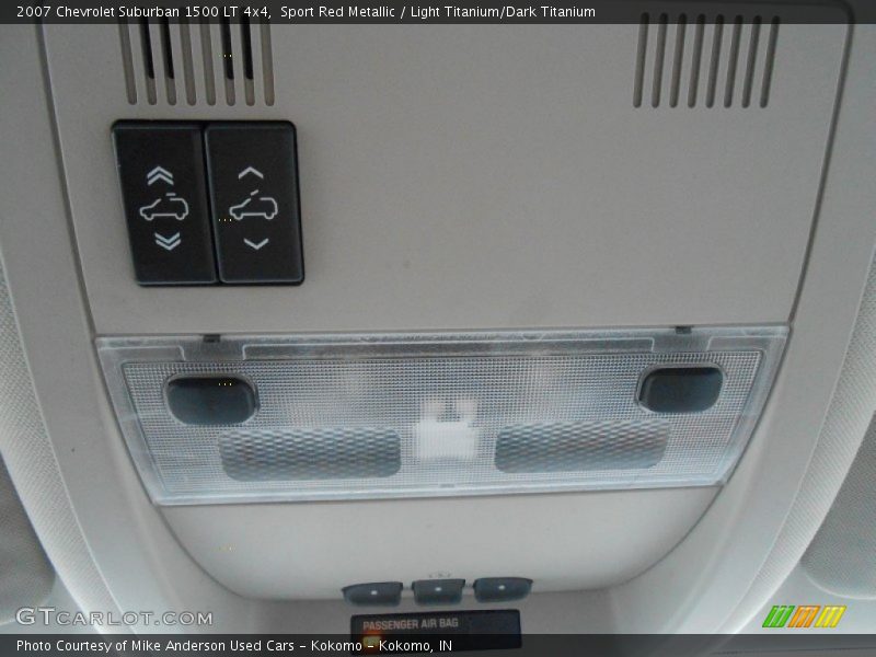 Sport Red Metallic / Light Titanium/Dark Titanium 2007 Chevrolet Suburban 1500 LT 4x4