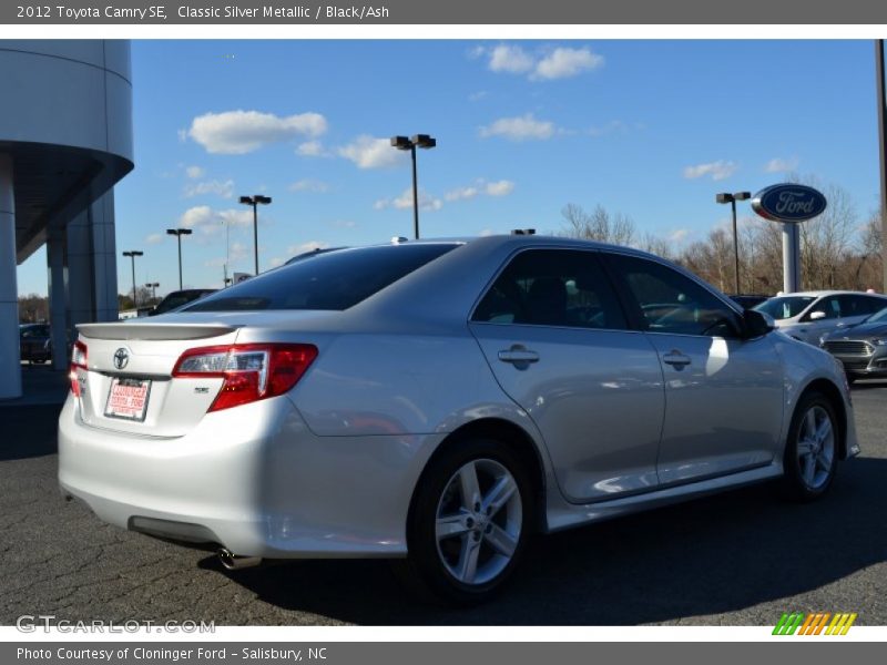 Classic Silver Metallic / Black/Ash 2012 Toyota Camry SE