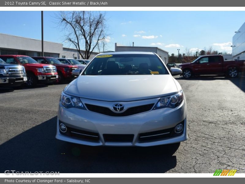 Classic Silver Metallic / Black/Ash 2012 Toyota Camry SE