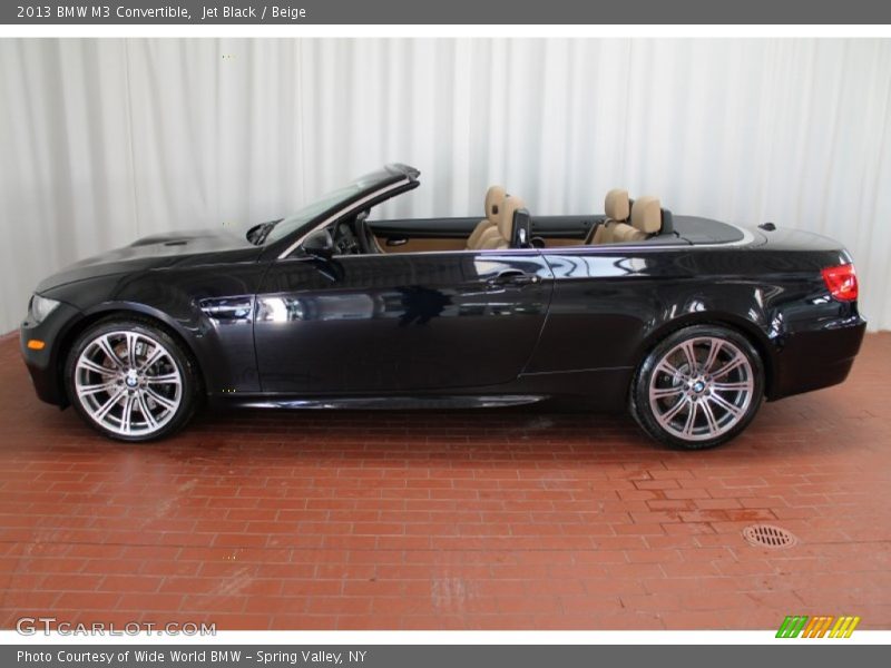 Jet Black / Beige 2013 BMW M3 Convertible
