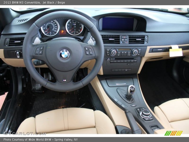 Jet Black / Beige 2013 BMW M3 Convertible