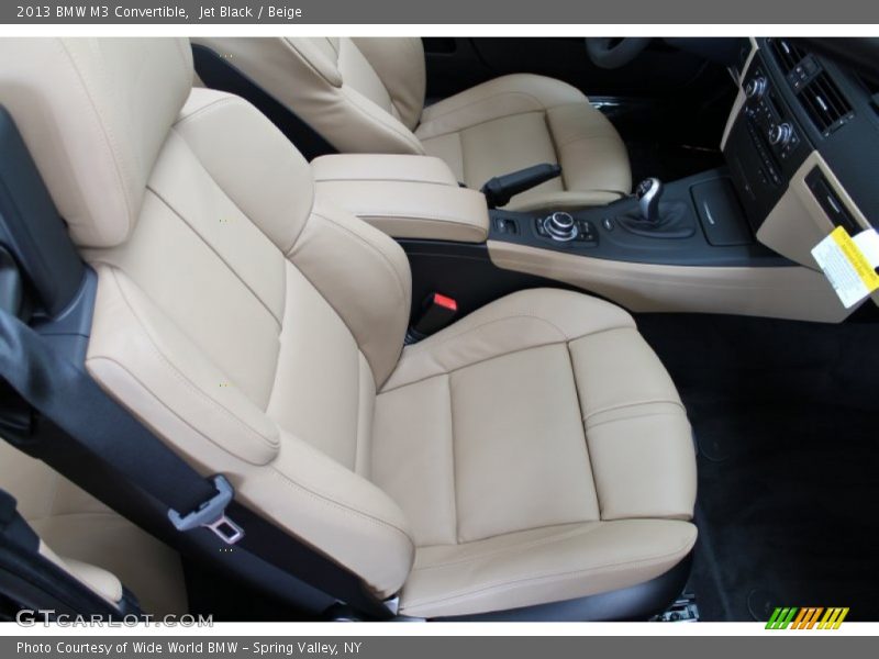 Jet Black / Beige 2013 BMW M3 Convertible