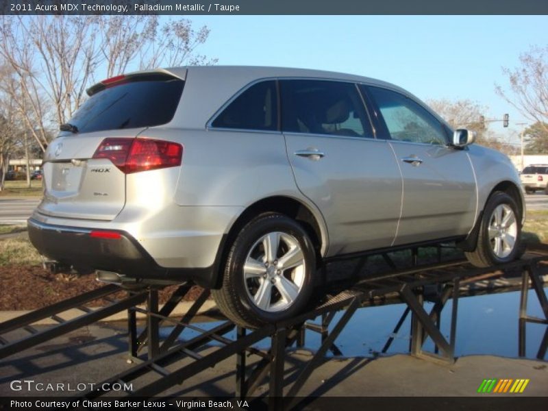 Palladium Metallic / Taupe 2011 Acura MDX Technology