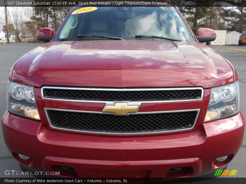 Sport Red Metallic / Light Titanium/Dark Titanium 2007 Chevrolet Suburban 1500 LT 4x4