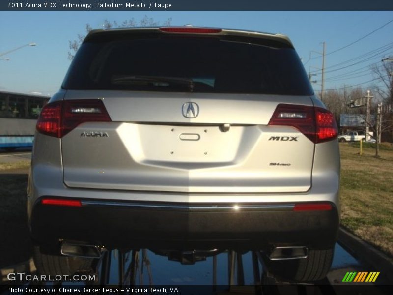 Palladium Metallic / Taupe 2011 Acura MDX Technology