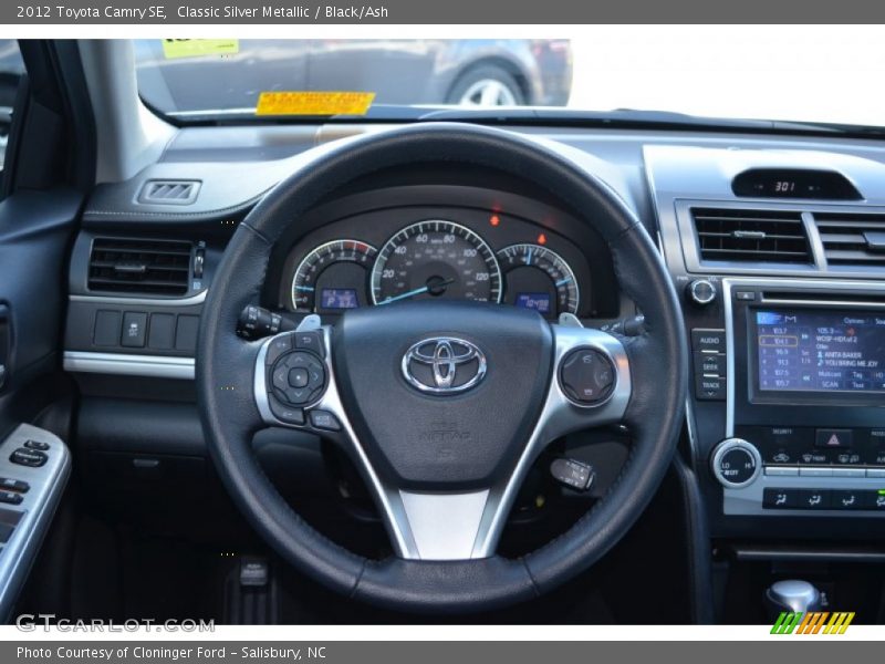 Classic Silver Metallic / Black/Ash 2012 Toyota Camry SE
