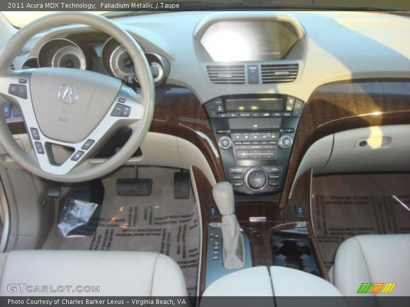 Palladium Metallic / Taupe 2011 Acura MDX Technology