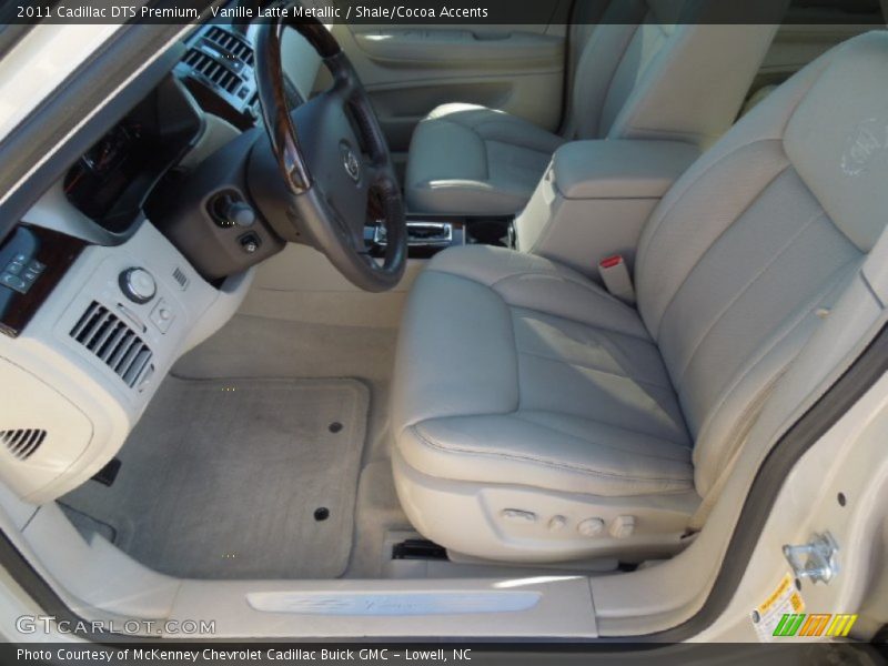 Vanille Latte Metallic / Shale/Cocoa Accents 2011 Cadillac DTS Premium