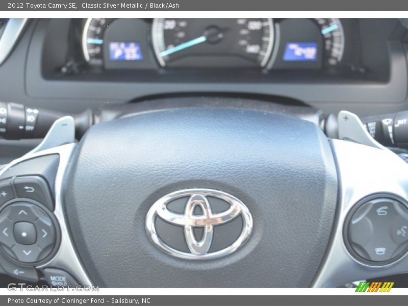 Classic Silver Metallic / Black/Ash 2012 Toyota Camry SE