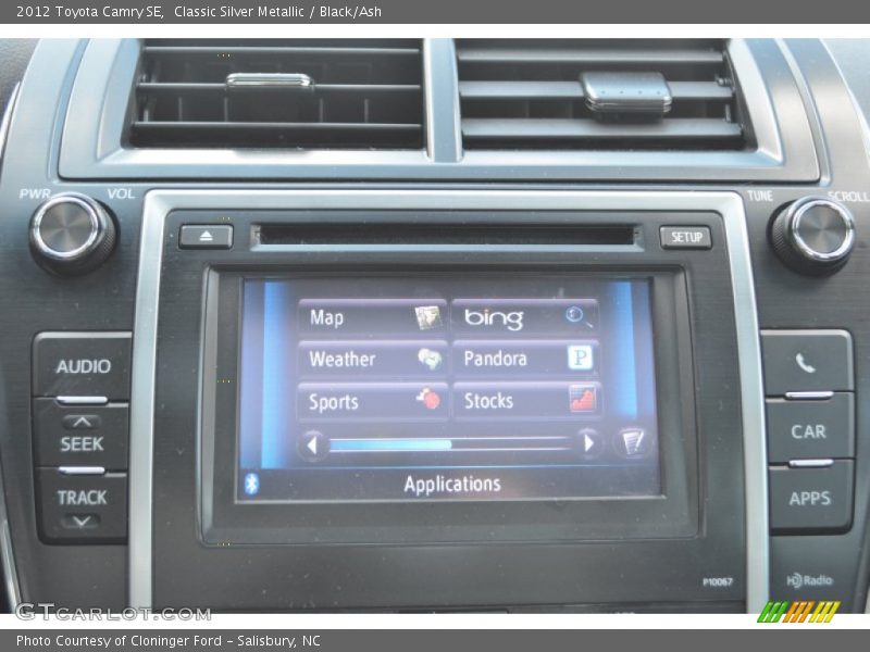 Classic Silver Metallic / Black/Ash 2012 Toyota Camry SE