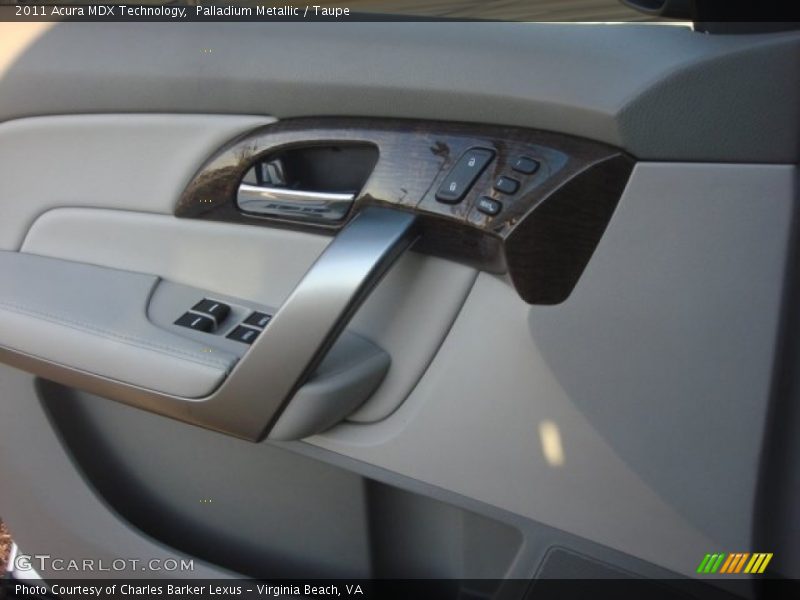 Palladium Metallic / Taupe 2011 Acura MDX Technology