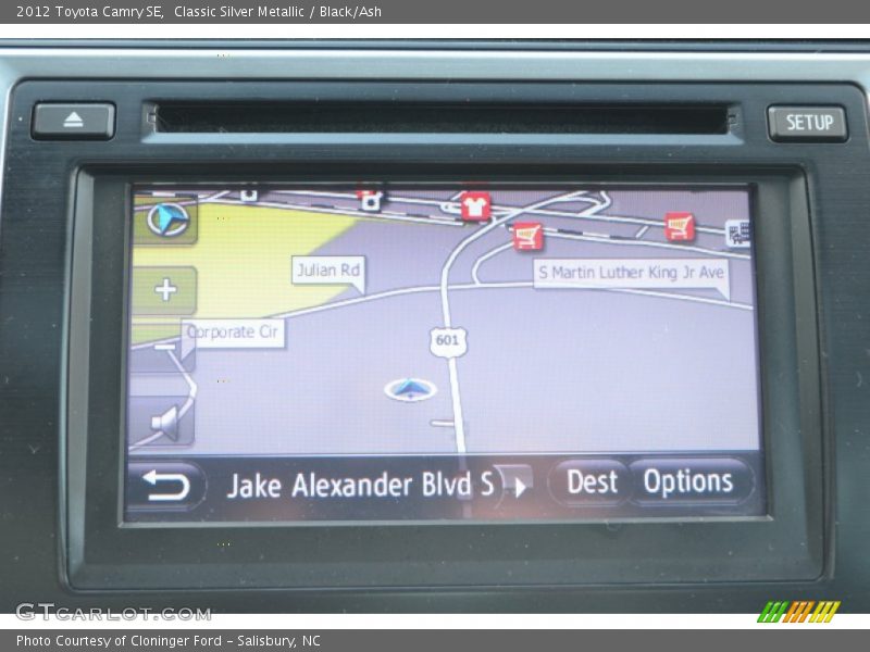 Classic Silver Metallic / Black/Ash 2012 Toyota Camry SE