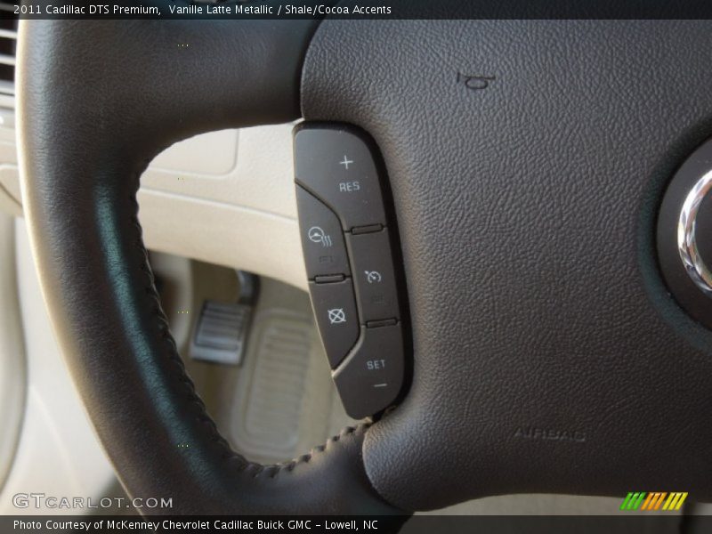 Vanille Latte Metallic / Shale/Cocoa Accents 2011 Cadillac DTS Premium