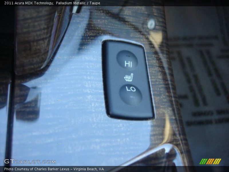 Palladium Metallic / Taupe 2011 Acura MDX Technology