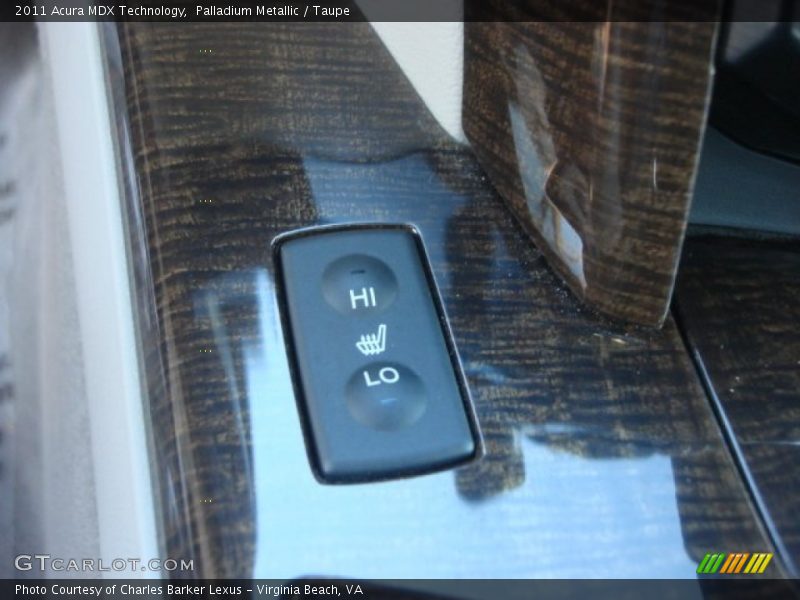 Palladium Metallic / Taupe 2011 Acura MDX Technology