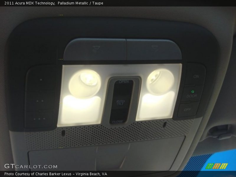 Palladium Metallic / Taupe 2011 Acura MDX Technology