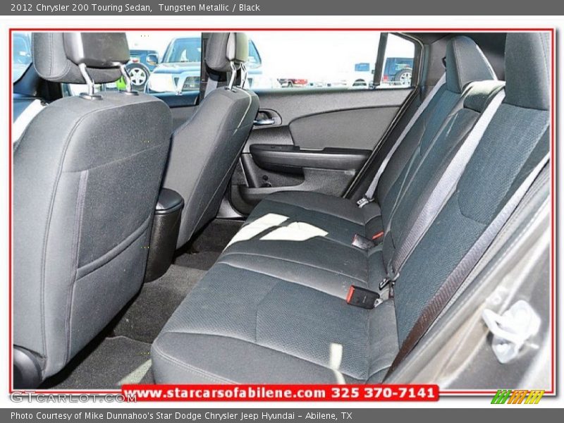 Tungsten Metallic / Black 2012 Chrysler 200 Touring Sedan