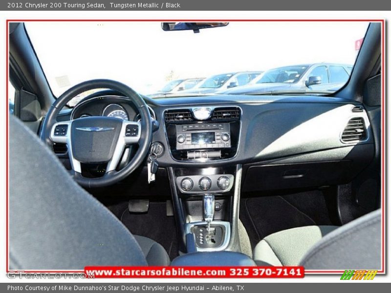 Tungsten Metallic / Black 2012 Chrysler 200 Touring Sedan