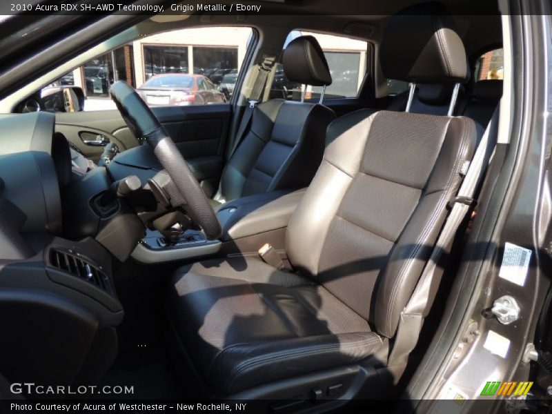 Front Seat of 2010 RDX SH-AWD Technology