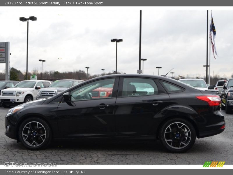 Black / Two-Tone Sport 2012 Ford Focus SE Sport Sedan