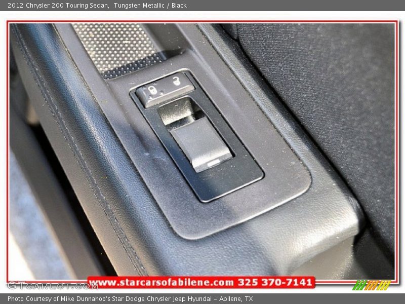 Tungsten Metallic / Black 2012 Chrysler 200 Touring Sedan