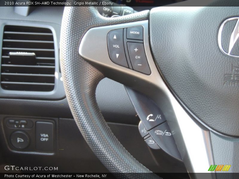 Controls of 2010 RDX SH-AWD Technology