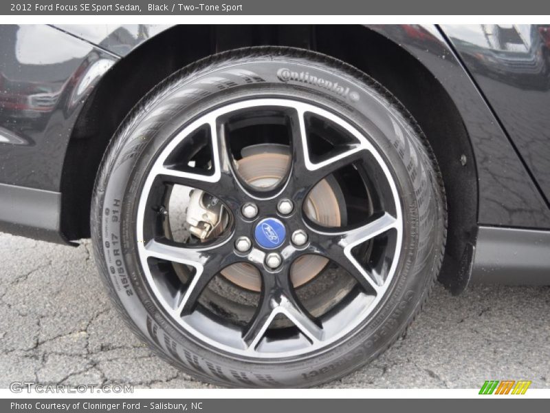 Black / Two-Tone Sport 2012 Ford Focus SE Sport Sedan