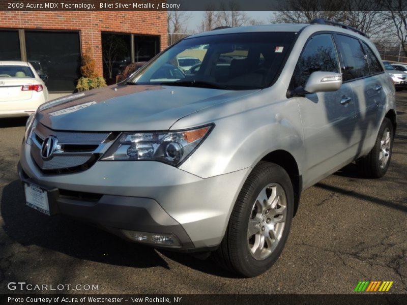 Billet Silver Metallic / Ebony 2009 Acura MDX Technology