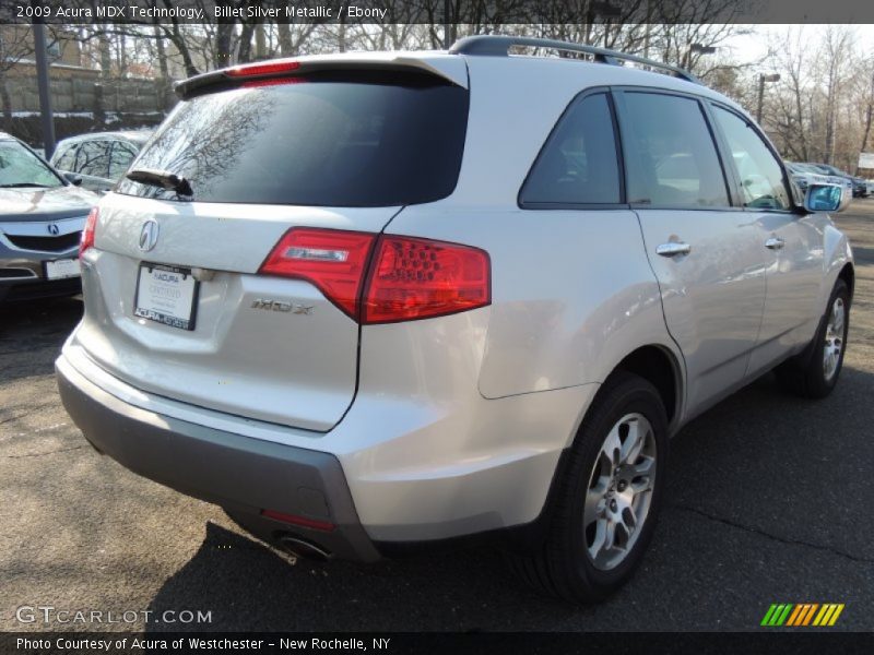 Billet Silver Metallic / Ebony 2009 Acura MDX Technology