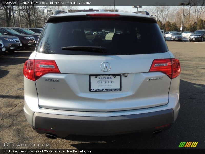 Billet Silver Metallic / Ebony 2009 Acura MDX Technology