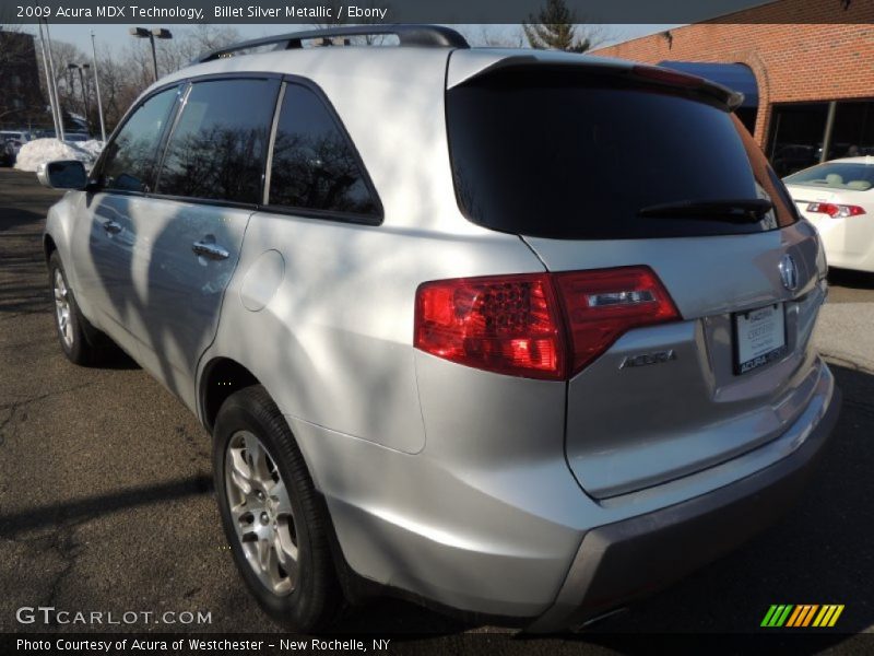 Billet Silver Metallic / Ebony 2009 Acura MDX Technology