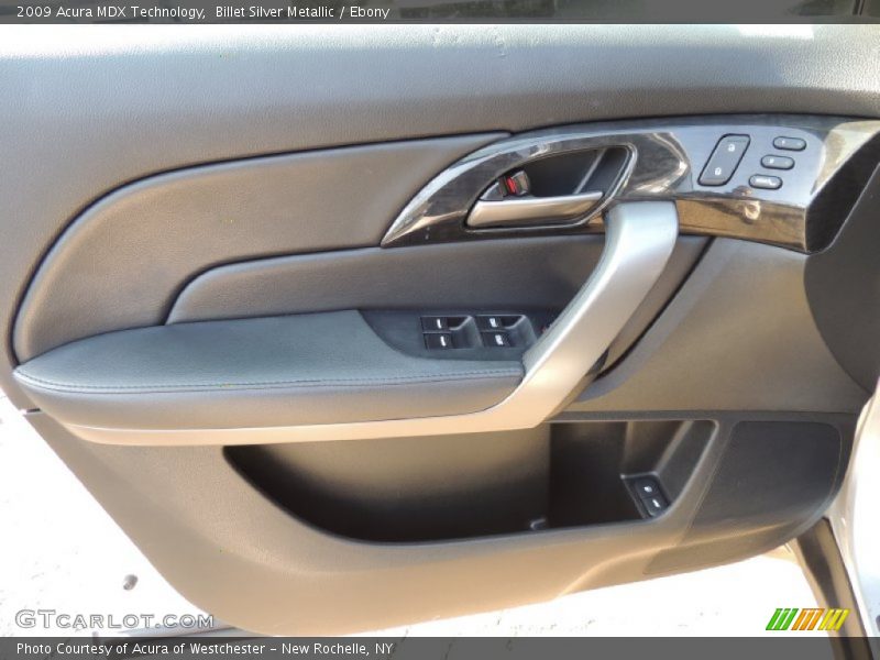 Billet Silver Metallic / Ebony 2009 Acura MDX Technology