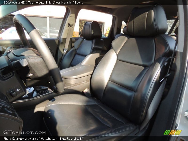 Billet Silver Metallic / Ebony 2009 Acura MDX Technology